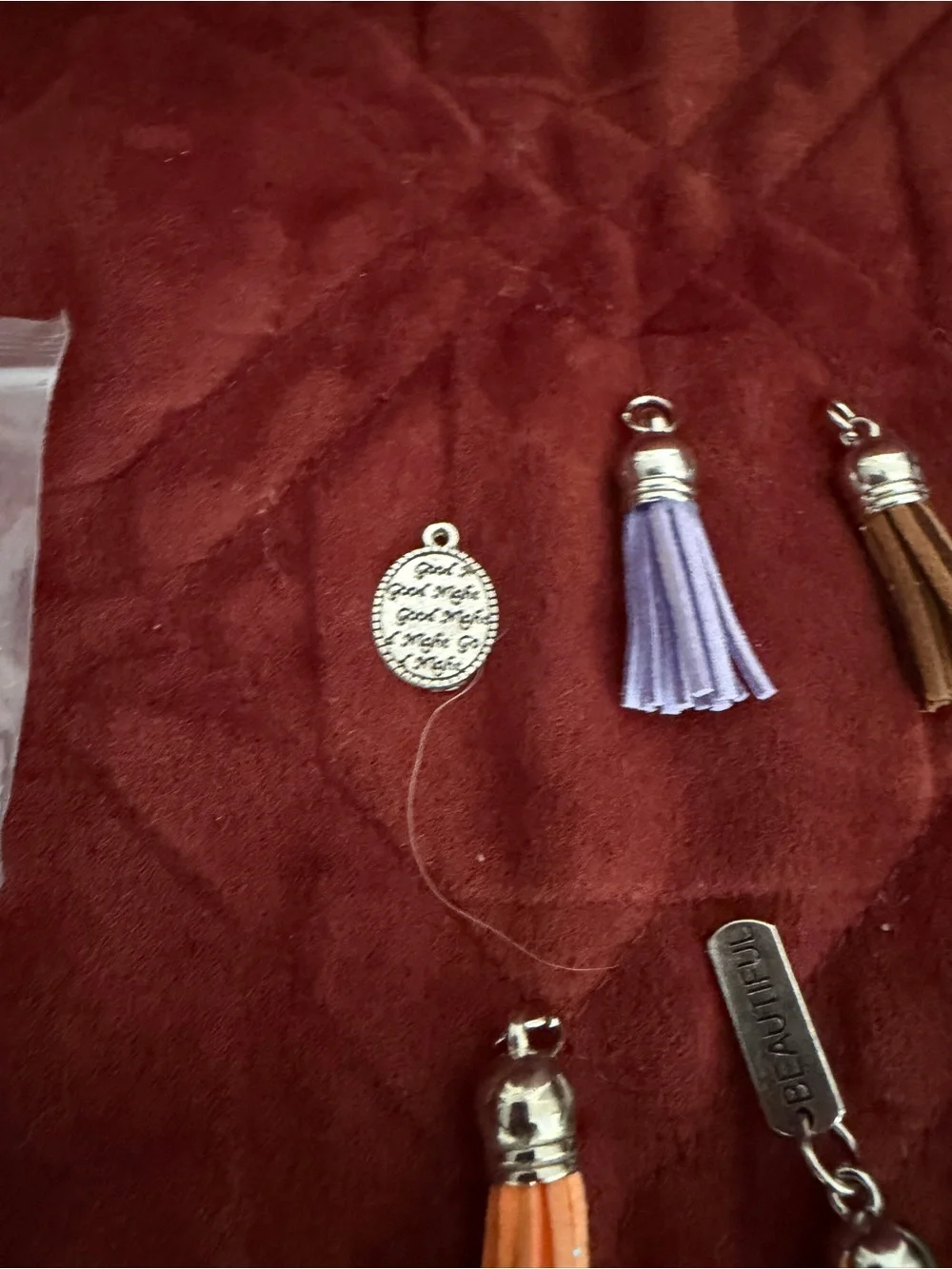 Mini Tassel Charms Set – Assorted Pastel & Bright Colors